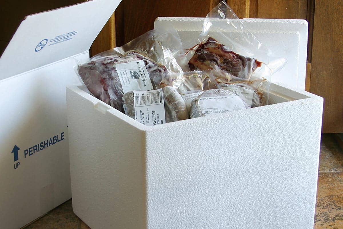 Packaging Buffalo Hills Bison Meat